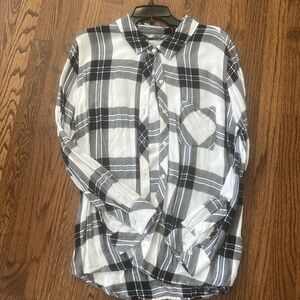 Rails hunter plaid button down.